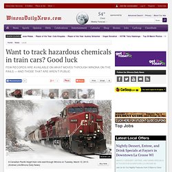 Want to track hazardous chemicals in train cars? Good luck