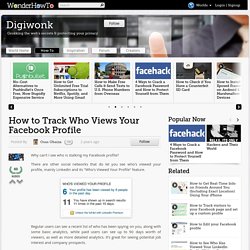 How to Track Who Views Your Facebook Profile