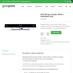 Hardware Only – Gazepoint