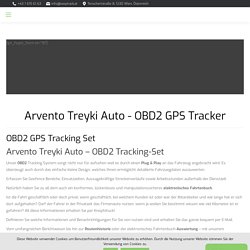 GPS Tracker - OBD2 Treyki Auto GPS Tracking-Set