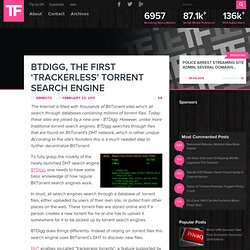 BTDigg, The First ‘Trackerless’ Torrent Search Engine