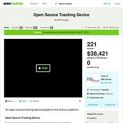 Open Source Tracking Device by DSS Circuits