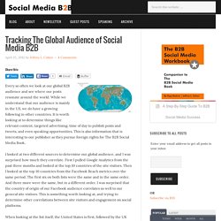 Tracking The Global Audience of Social Media B2B
