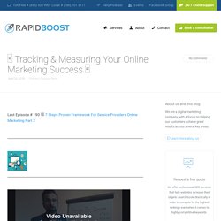 Why You Should Track Online Marketing Success