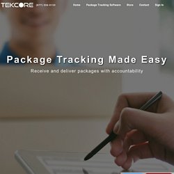 Package Logging Software - TekTrack®