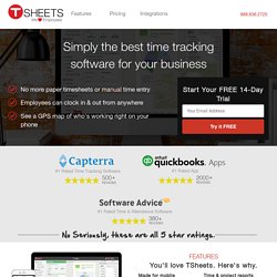 #1 Rated Time Tracking Software