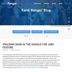 New Tool Tracks Job Listings in Google for Jobs