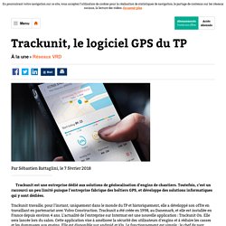 Trackunit, le logiciel GPS du TP