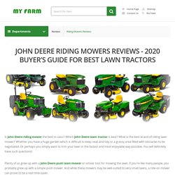 john deere lawn tractors