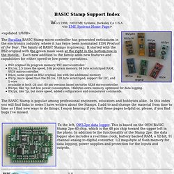 Tracy Allen's BASIC Stamp app-notes index