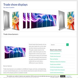 Trade show banners