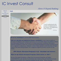 Trade - IC Invest Consult