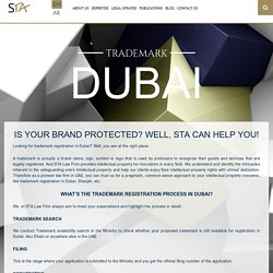 Trademark Registration in Dubai - Sta.law