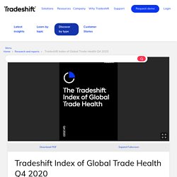 Tradeshift Index of Global Trade Health Q4 2020