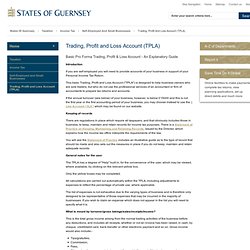 Trading, Profit and Loss Account (TPLA) - Guernsey