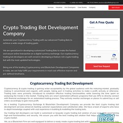 Crypto Trading Bot Development Company