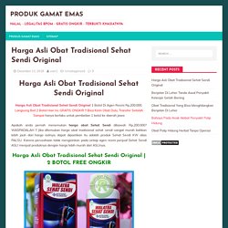 Harga Asli Obat Tradisional Sehat Sendi Original Perbotol Isi 100 Kapsul