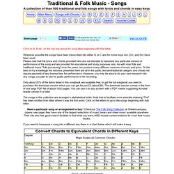 A Traditional & Folk Song Library
