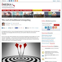 The end of traditional retargeting
