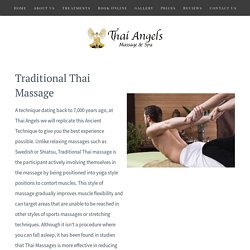 Traditional Thai Massage - Thai Angels