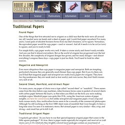 Traditional Papers