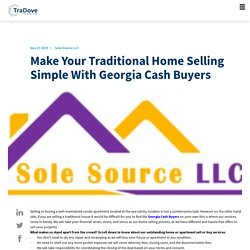 Make Your Traditional Home Selling Simple With Georgia Cash Buyers