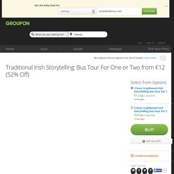 Traditional Irish Storytelling Private Sale Deal of the Day