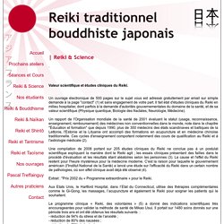 Reiki traditionnel bouddhiste japonais - Reiki & Science
