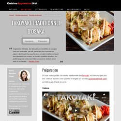 Takoyaki traditionnel d'Osaka : Recette japonaise