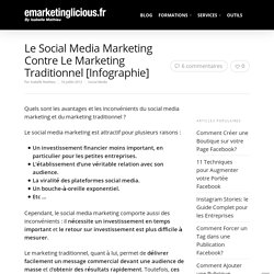 Le Social Media Marketing Contre Le Marketing Traditionnel [Infographie]
