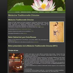 Médecine traditionnelle Chinoise et acupuncture à Lyon - Phytothérapie chinoise