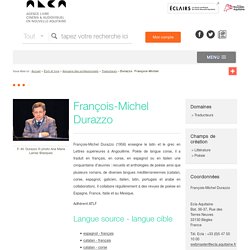  Durazzo François-Michel / Traducteurs / Annuaire des professionnels / Écrit et livre