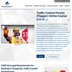Traffic Control Person Course & Training Online