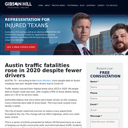 Austin traffic fatalities rose in 2020 despite fewer drivers