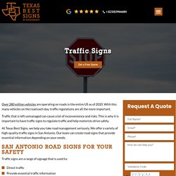 Traffic Signs - TEXAS BEST SIGNS