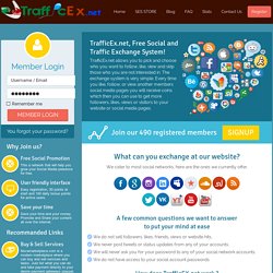 TrafficEX.net - Targeted Traffic Exchange