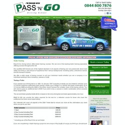 Trailer Training Course In West Yorkshire With Pass N Go Driving School
