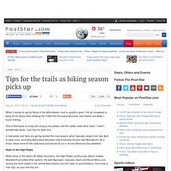 Tips for the trails as hiking season picks up