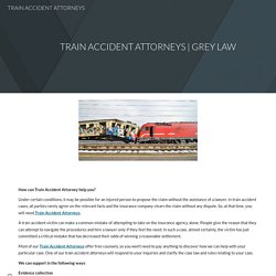 TRAIN ACCIDENT ATTORNEYS