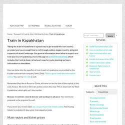 Train in Kazakhstan