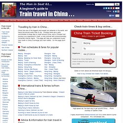 Train travel in China - a beginner's guide