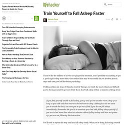 Train Yourself to Fall Asleep Faster