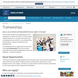 Traineeships