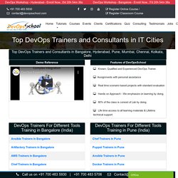 DevOps & DevOps Tools Training In IT Cities