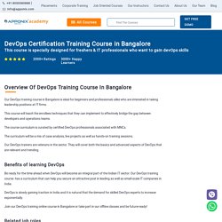 No.1 DevOps Training In Bangalore