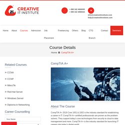 CompTIA A+ Training Course in Bangladesh - Creative IT