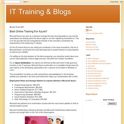 IT Training & Blogs: Best Online Training For Azure?