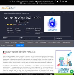 Top Azure DevOps Online training Institue and certification Program