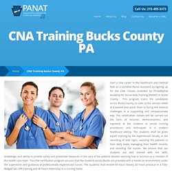 CNA Training and Certification Bucks County PA