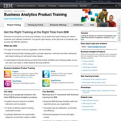 Cognos Business Intelligence and Financial Performance Management